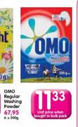 OMO Regular Washing Powder-6x500gm