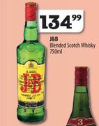 J&B Blended Scotch Whisky-750ml