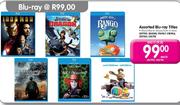 Assorted Blu-Ray Titles-Each