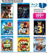 Assorted 3D Blu-Ray Titles(196979)-Each