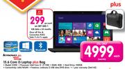 Lenovo 15.6 Core i3 Laptop G500 plus Bag