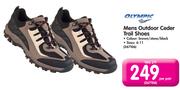 Olympic Mens Outdoor Ceder Trail Shoes-Per Pair