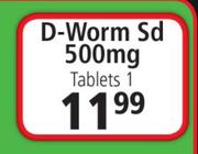 D-Worm Sd 500mg Tablets-1's