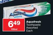 Aquafresh Clean & Flex Toothbrush-Each