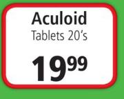 Aculoid Tablets-20's