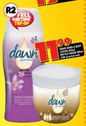 Dawn Hand & Body Lotion 400ml Bottle/Cream 280ml Tub Assorted-Each