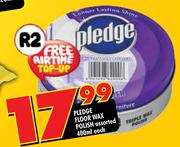 Pledge Floor Wax Polish Assorted-400ml Each