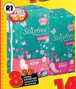Stayfree Sanitary Pads Assorted 8/10's-Per Pack Each