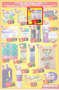 Shoprite Gauteng : Low Prices This January (23 Jan - 9 Feb 2014), page 6