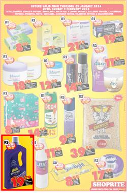 Shoprite Gauteng : Low Prices This January (23 Jan - 9 Feb 2014), page 6