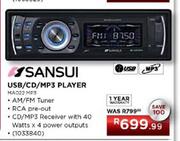 SANSUI USB/CD/MP3 Player