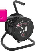 Apex 30m Metal Reel Double Socket 1.5mm