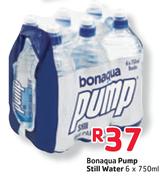 Bonaqua Pump Still Water-6 x 750ml