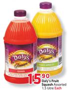 Daly's Fruit Squash-1.5Ltr Each