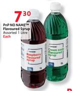 PnP No Name Flavoured Syrup-1Ltr Each