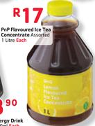 Pnp Flavoured Ice Tea Concentrated Assorted-1Ltr Each