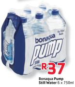 Bonaque Pump Still Water-6x750ML