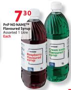 Pnp No Name Flavoured Syrup Assorted-1Ltr Each