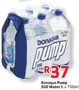 Bonaqua Pump Still Water-6x750ml