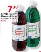 Pnp No Name Flavoured Syrup-1ltr Each