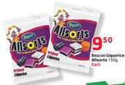 Beacon Liquorice Allsorts-150gm Each