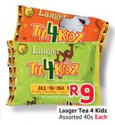 Laager Tea 4 Kidz Assorted- 40's Each