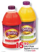 Daly's Fruit Squash Assorted- 1.5L Each