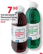 PnP No Name Flavoured Syrup Assorted-1L Each