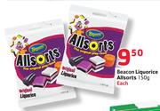 Beacon Liquorice Allsorts - 150g Each