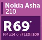 1Nokia Asha 210-On Flexi 100