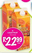 Liqui Fruit Assorted-2 Ltr each