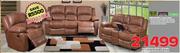 H&H Collection 3 Piece Mercedes Lounge Suite
