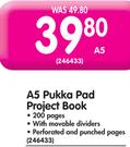 A5 200 Pages Pukka Pad Project Book