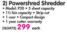 Fellowes Powershred Shredder P20