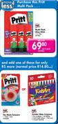 Pritt Multi Pack Glue Stick-3x43g Pack