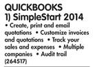 Quickbooks Simple Start 2014