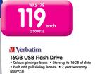 Verbatim 16GB USB Flash Drive