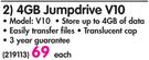  Lexar 4GB Jumpdrive V10