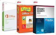 Microsoft Home & Business Plus McAfree Internet Security