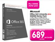 Microsoft Office 365 University Plus 200MB Starter Pack