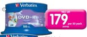 Verbatim 50 DVD+R Printable Disk Spindle Pack