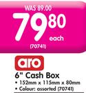 Aro 6" Cash Box-Each