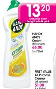 Handy Andy Cream (All Variants)-5 x 750ml