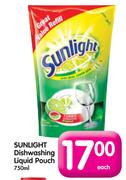 Sunlight Dishwashing Liquid Pouch-750ml