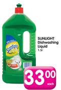 Sunlight Dishwashing Liquid-1.5L