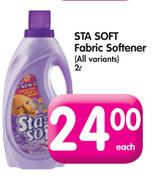 Sta Soft Fabric Softner (All Variants)-2L