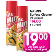 Mr Min Surface Cleaner (All Variants)-6 x 275ml