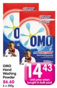 Omo Hand Washing Powder-6x500G