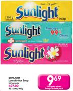 Sunlight Laundry Bar Soap(All Variants)-42x500/400G