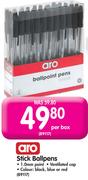 Aro Stick Ballpens-Per Box